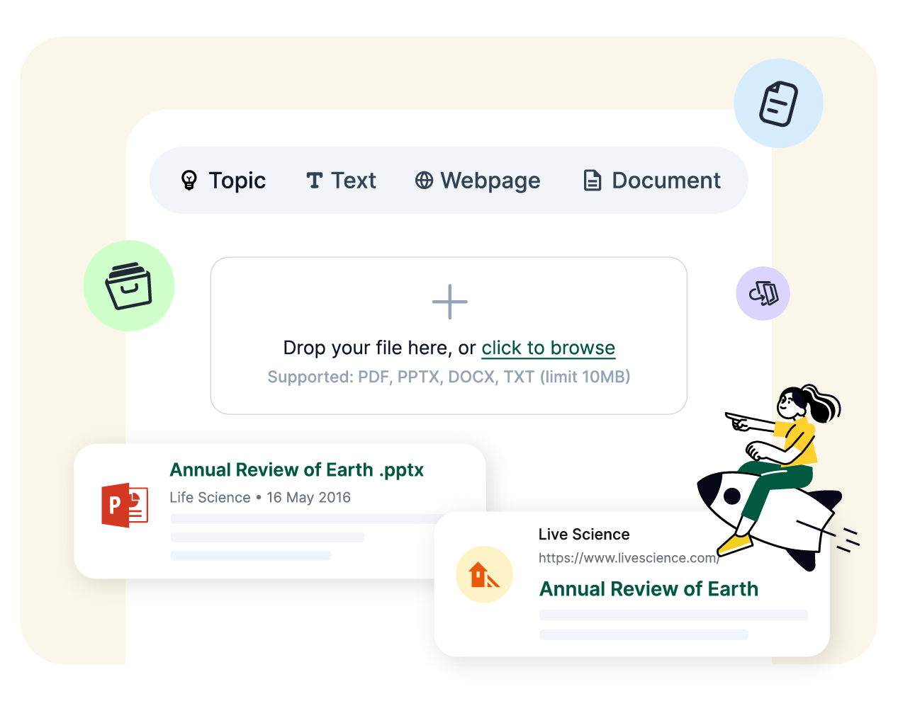 screenshot of Edcafe AI